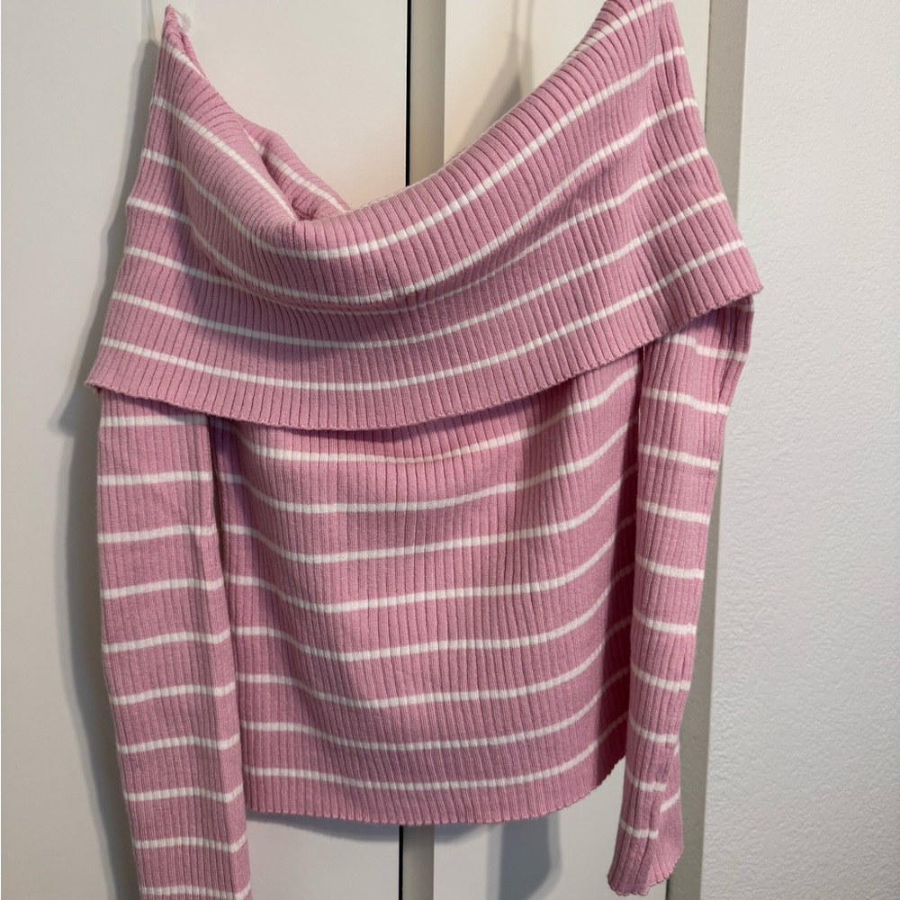 Pink Striped Women's Shirt